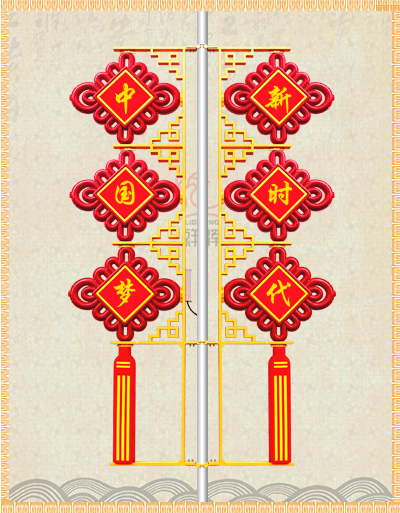 三連串中國(guó)結(jié)